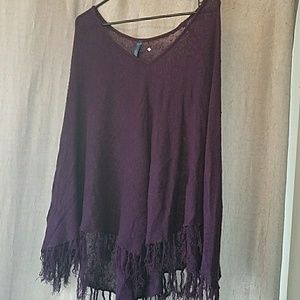 Purple Poncho